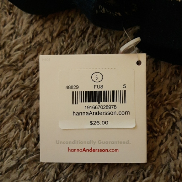 #585 NWT Hanna Andersson toddler booties. Size: 5 - Picture 7 of 7